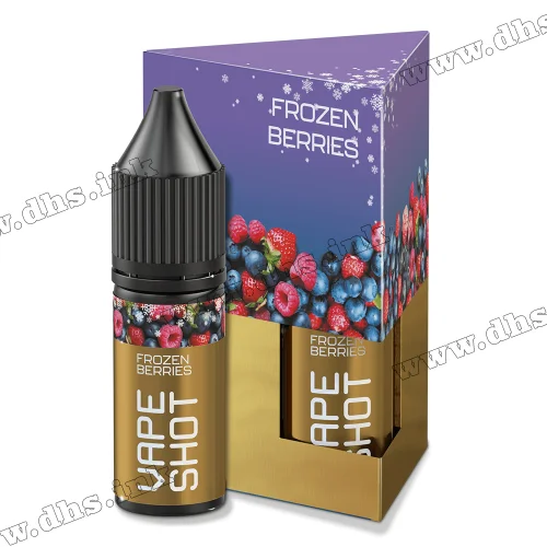 Набір для самозамісу Vape Shot Salt 15 мл (65 мг) - Frozen Berries (Чорниця, Смородина, Полуниця, Лід)